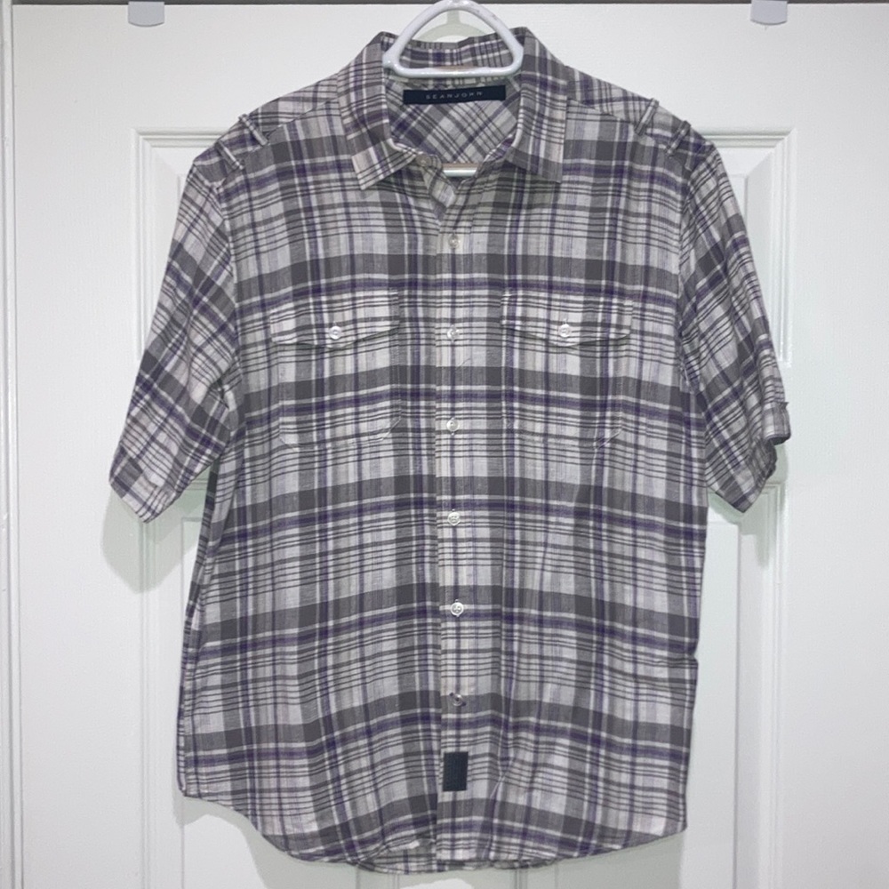 𝅺men's Sean John Btn Dwn